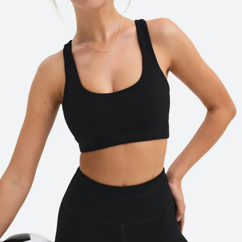 Organic Stretch Sports Bra sold by MATE the Label
