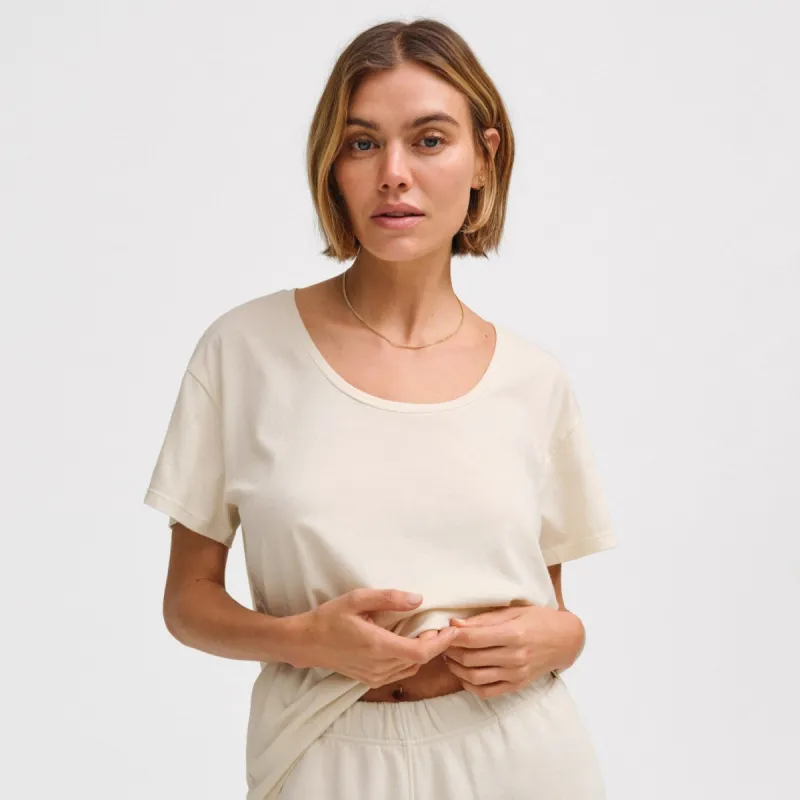 Organic Cotton Classic U-Neck Tee sold by MATE the Label