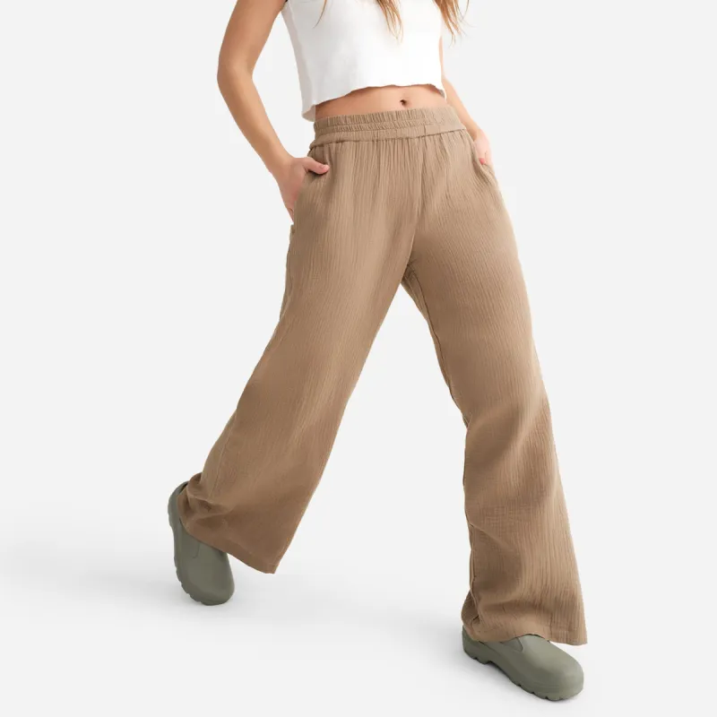 Organic Gauze Straight Leg Pant sold by MATE the Label