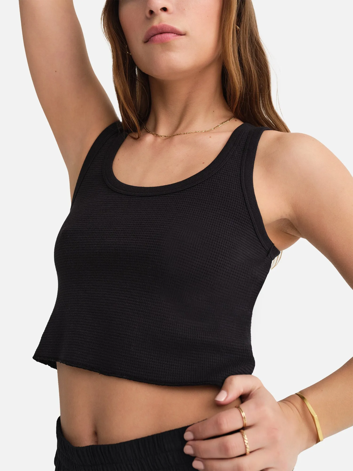 Organic Thermal Crop Tank sold by MATE the Label product image thumbnail 2