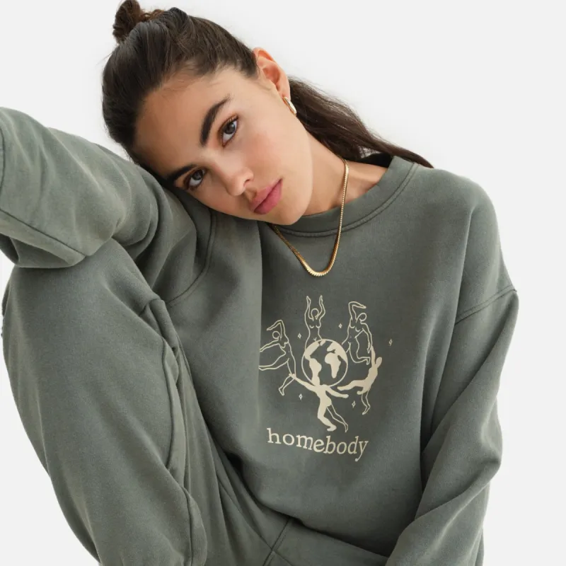 Organic Fleece Graphic Oversized Sweatshirt sold by MATE the Label