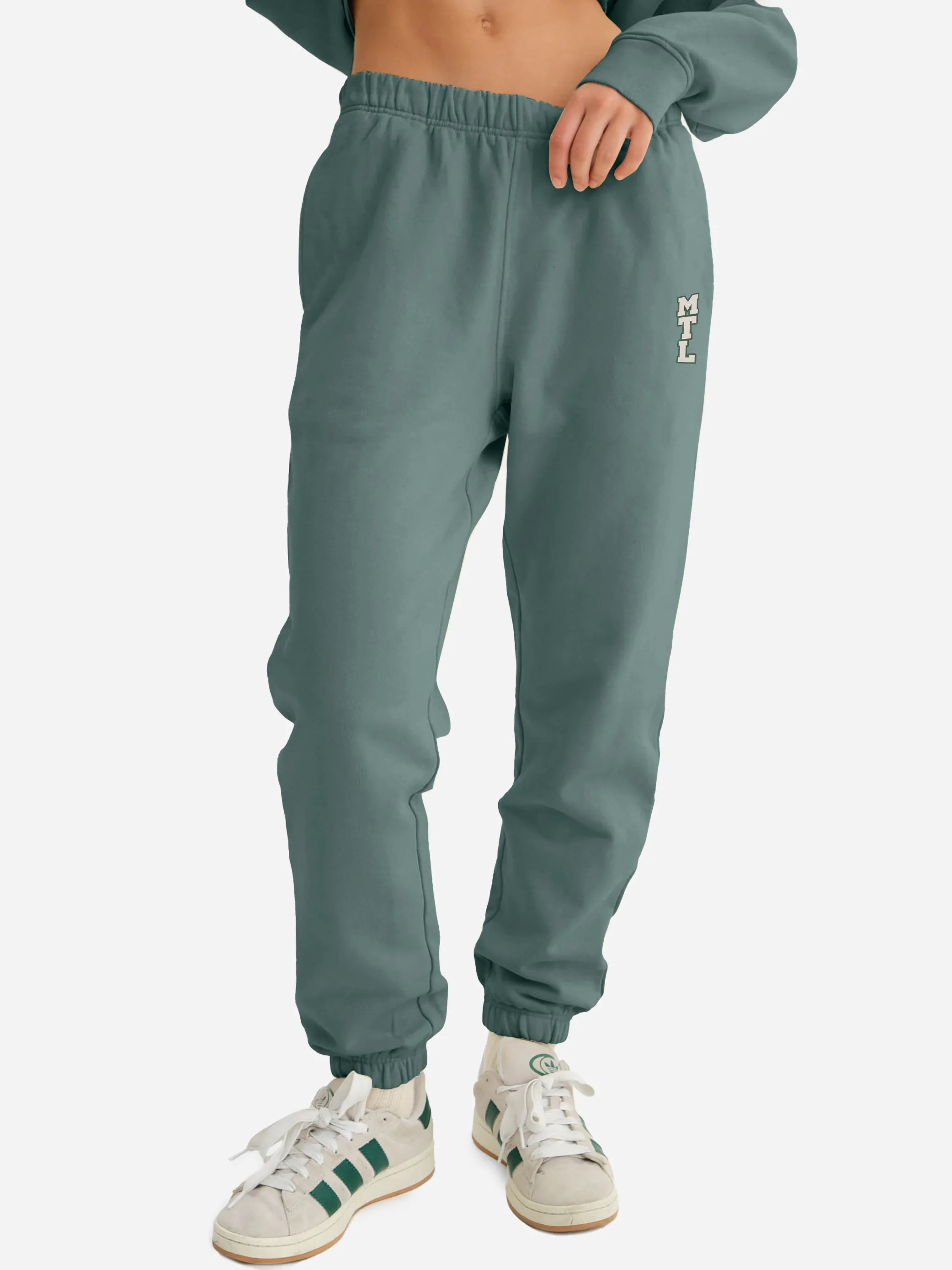 Organic Fleece Graphic Relaxed Pocket Sweatpant sold by MATE the Label product image thumbnail 3