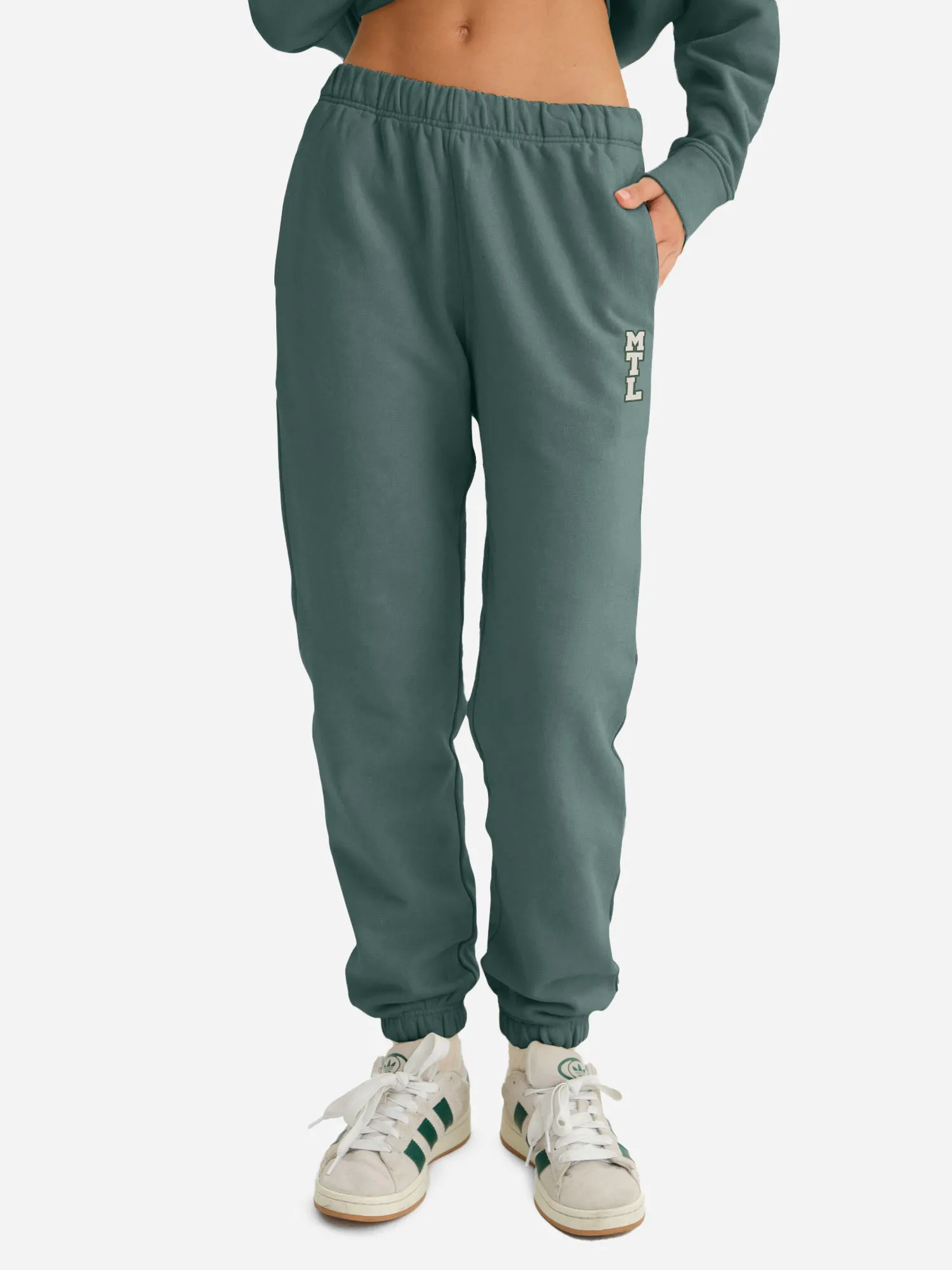 Organic Fleece Graphic Relaxed Pocket Sweatpant sold by MATE the Label product image thumbnail 2