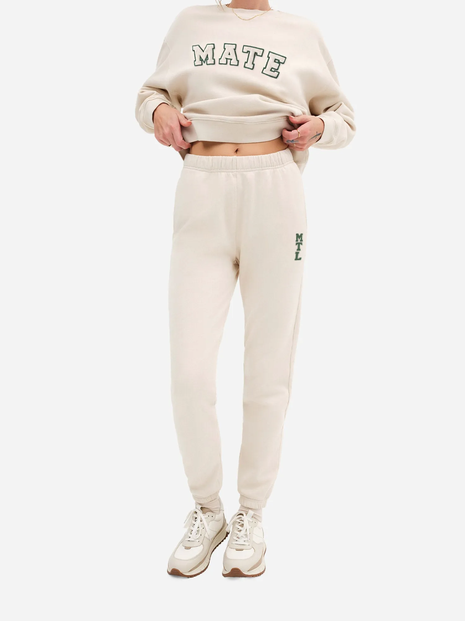 Organic Fleece Graphic Relaxed Pocket Sweatpant sold by MATE the Label product image thumbnail 3