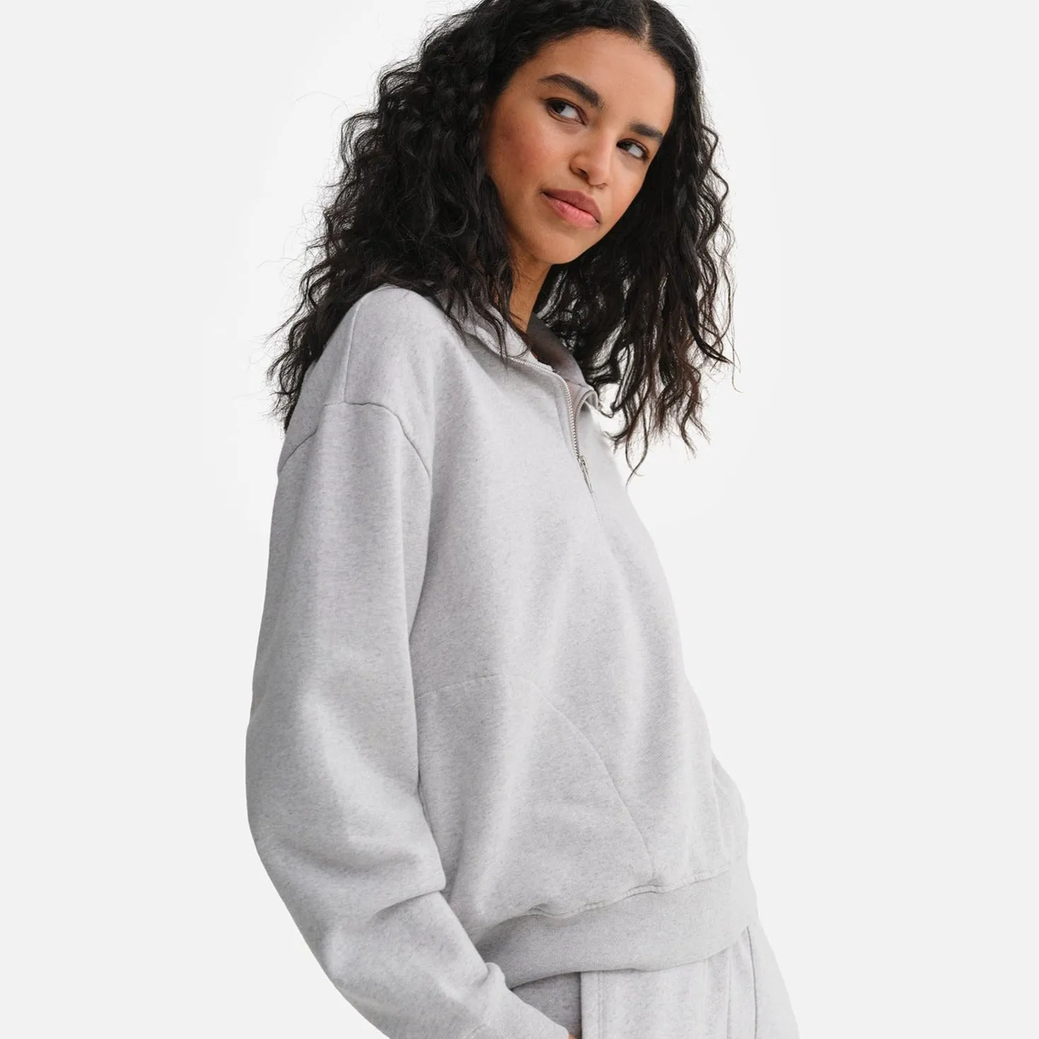 Organic Fleece Quarter Zip Sweatshirt sold by MATE the Label