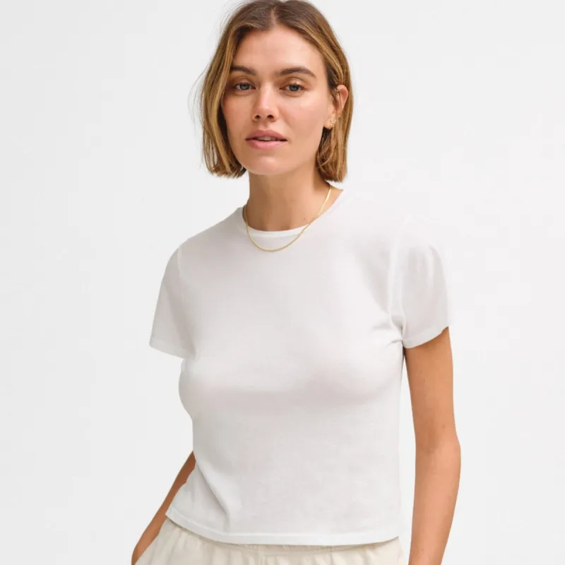 Organic Cotton Shrunken Tee sold by MATE the Label