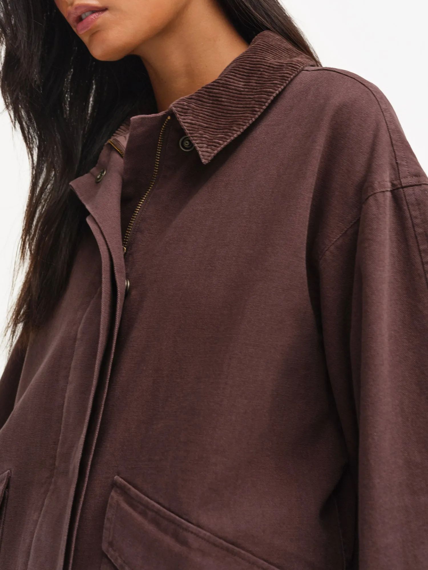 Organic Cotton Canvas Chore Jacket sold by MATE the Label product image thumbnail 3