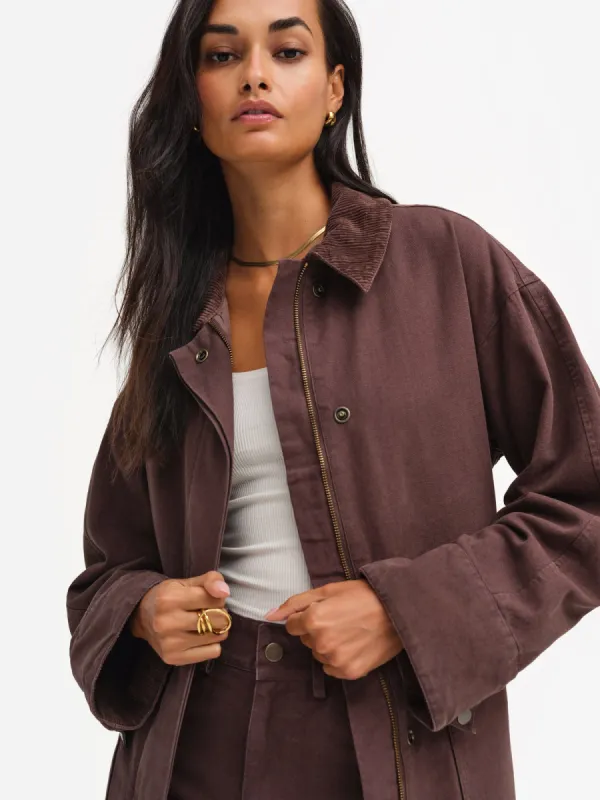 Organic Cotton Canvas Chore Jacket sold by MATE the Label