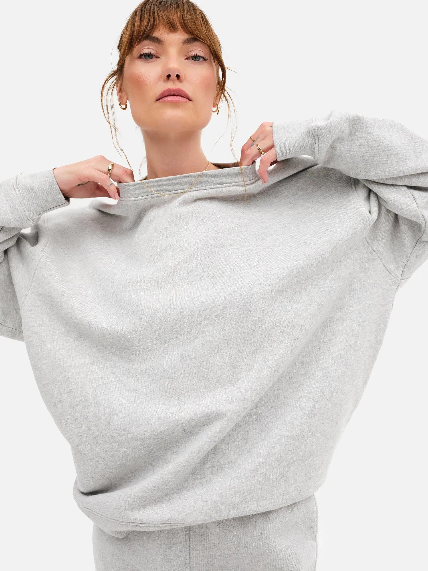 Organic Fleece Oversized Sweatshirt sold by MATE the Label product image thumbnail 4