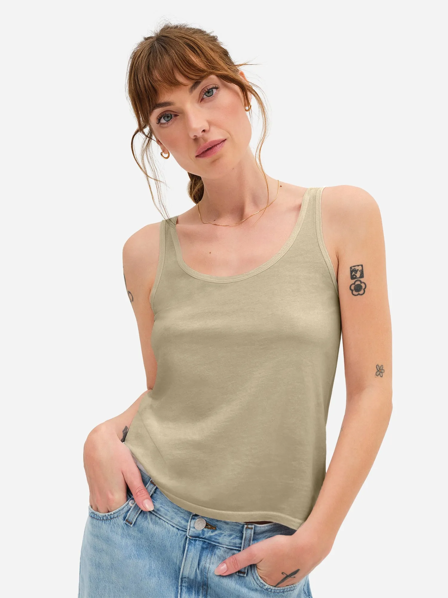 Organic Cotton Layering Tank sold by MATE the Label product image thumbnail 3