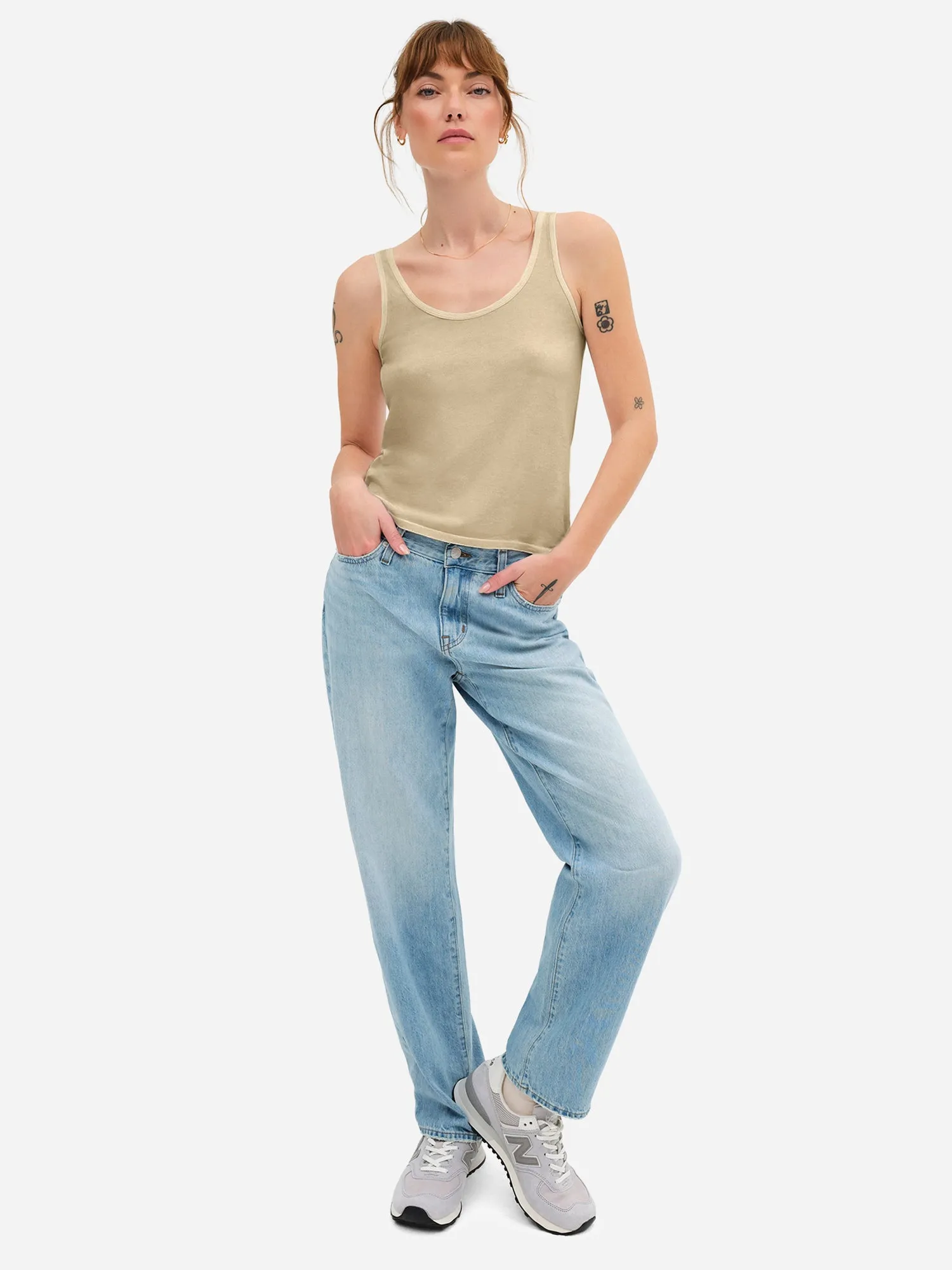 Organic Cotton Layering Tank sold by MATE the Label product image thumbnail 4