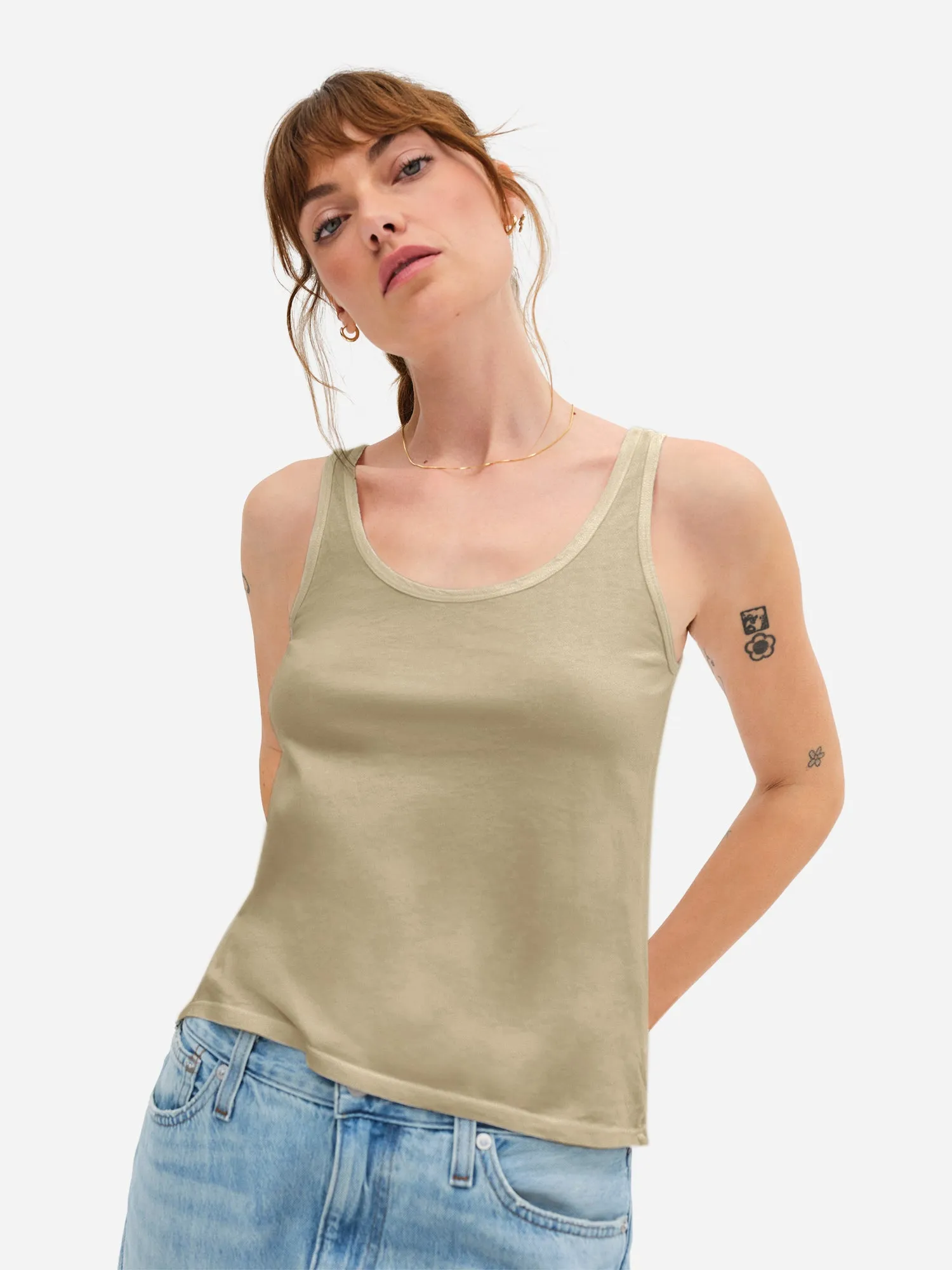Organic Cotton Layering Tank sold by MATE the Label product image thumbnail 5