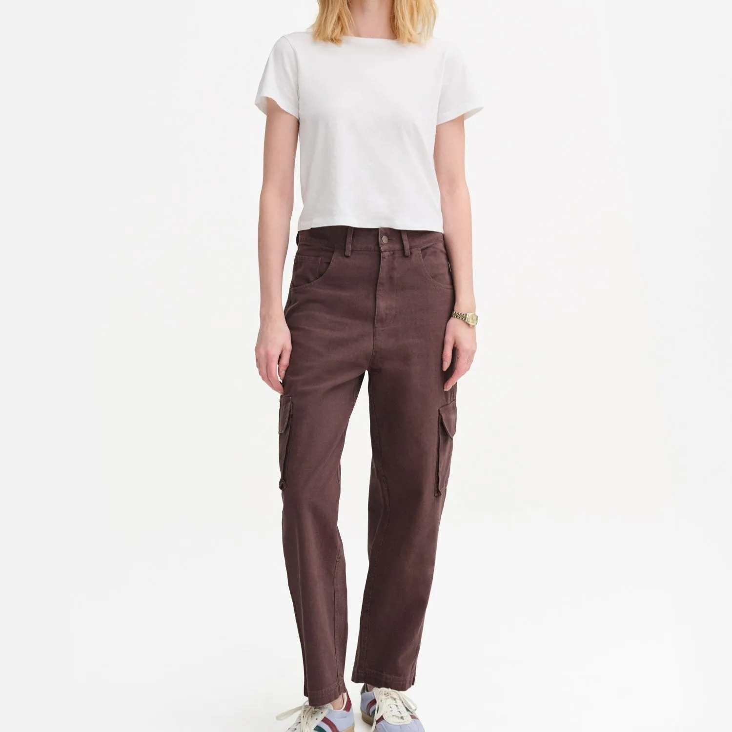 Organic Cotton Canvas Cargo Pant sold by MATE the Label