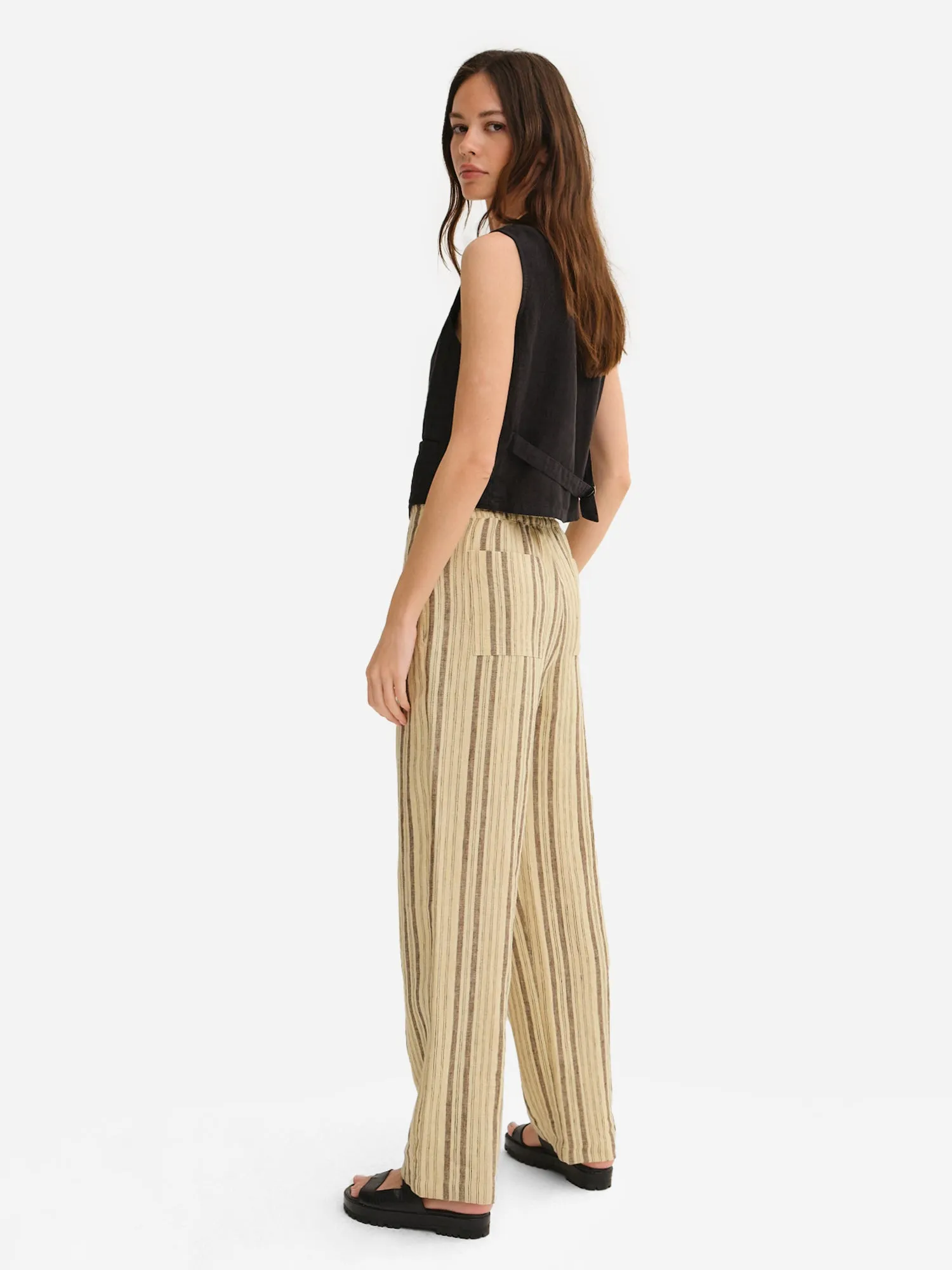 Organic Linen Tailored Pant sold by MATE the Label product image thumbnail 5