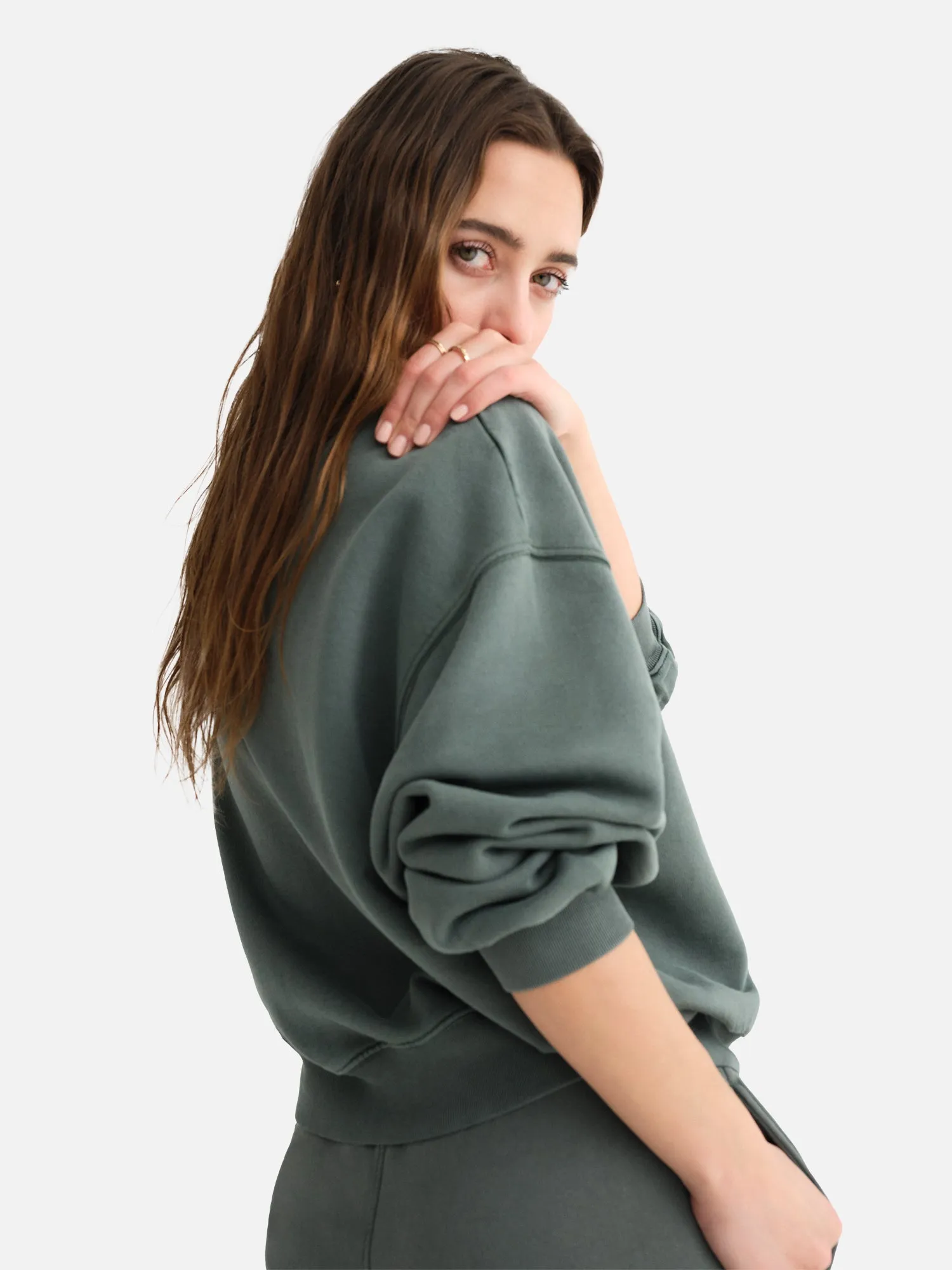 Organic Fleece Bubble Sweatshirt sold by MATE the Label product image thumbnail 3