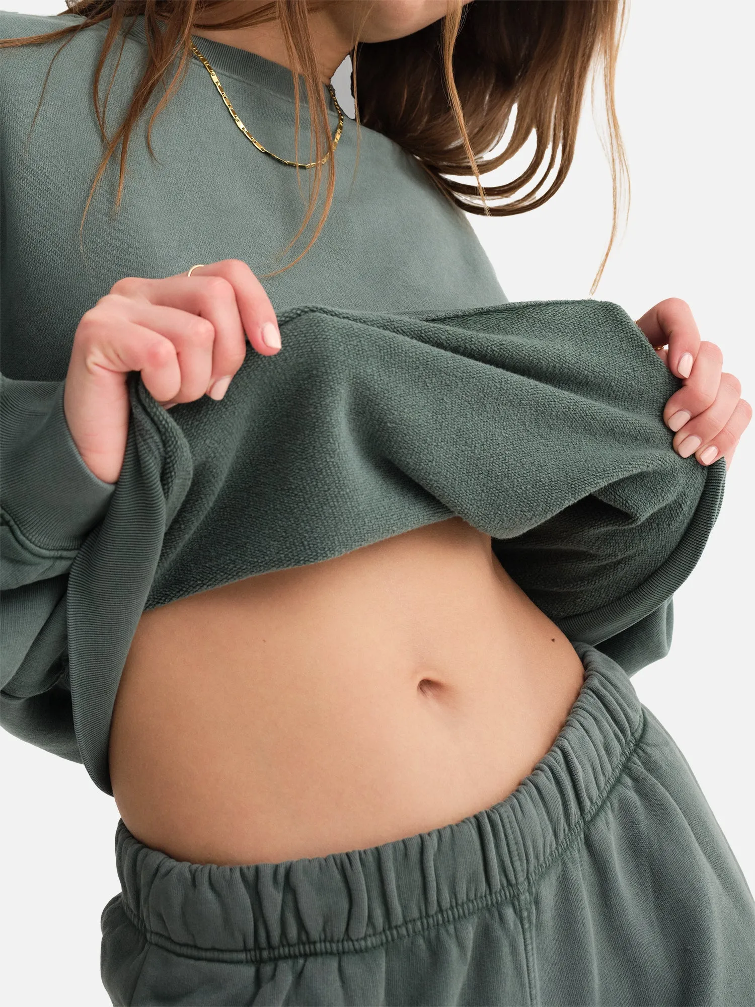 Organic Fleece Bubble Sweatshirt sold by MATE the Label product image thumbnail 4