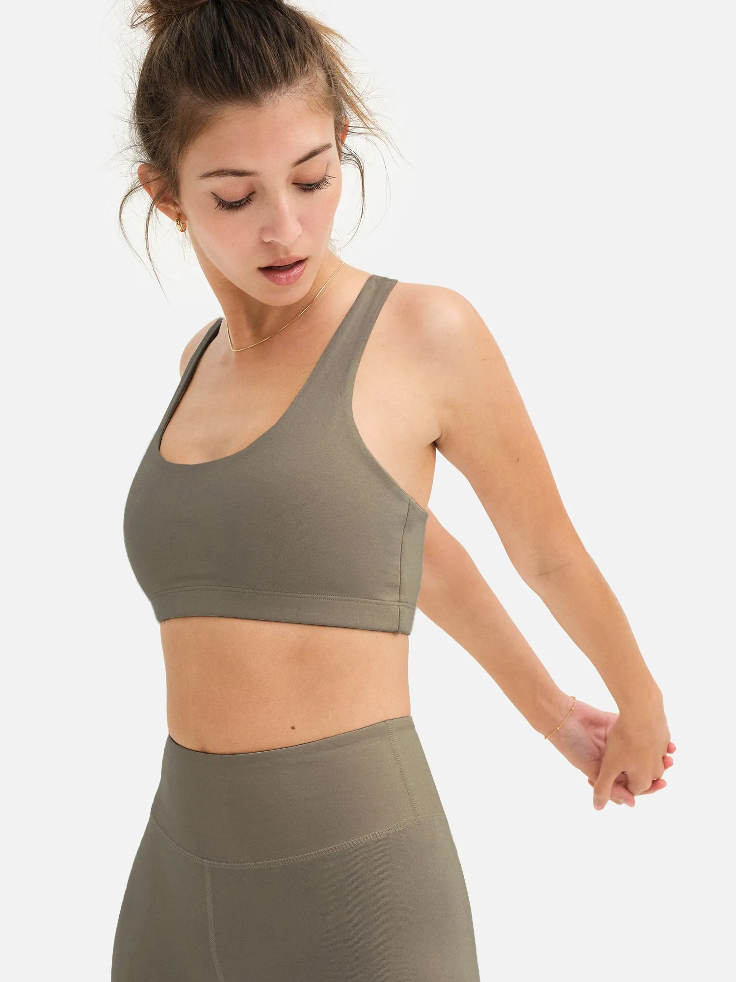 Organic Stretch Sports Bra sold by MATE the Label product image thumbnail 3