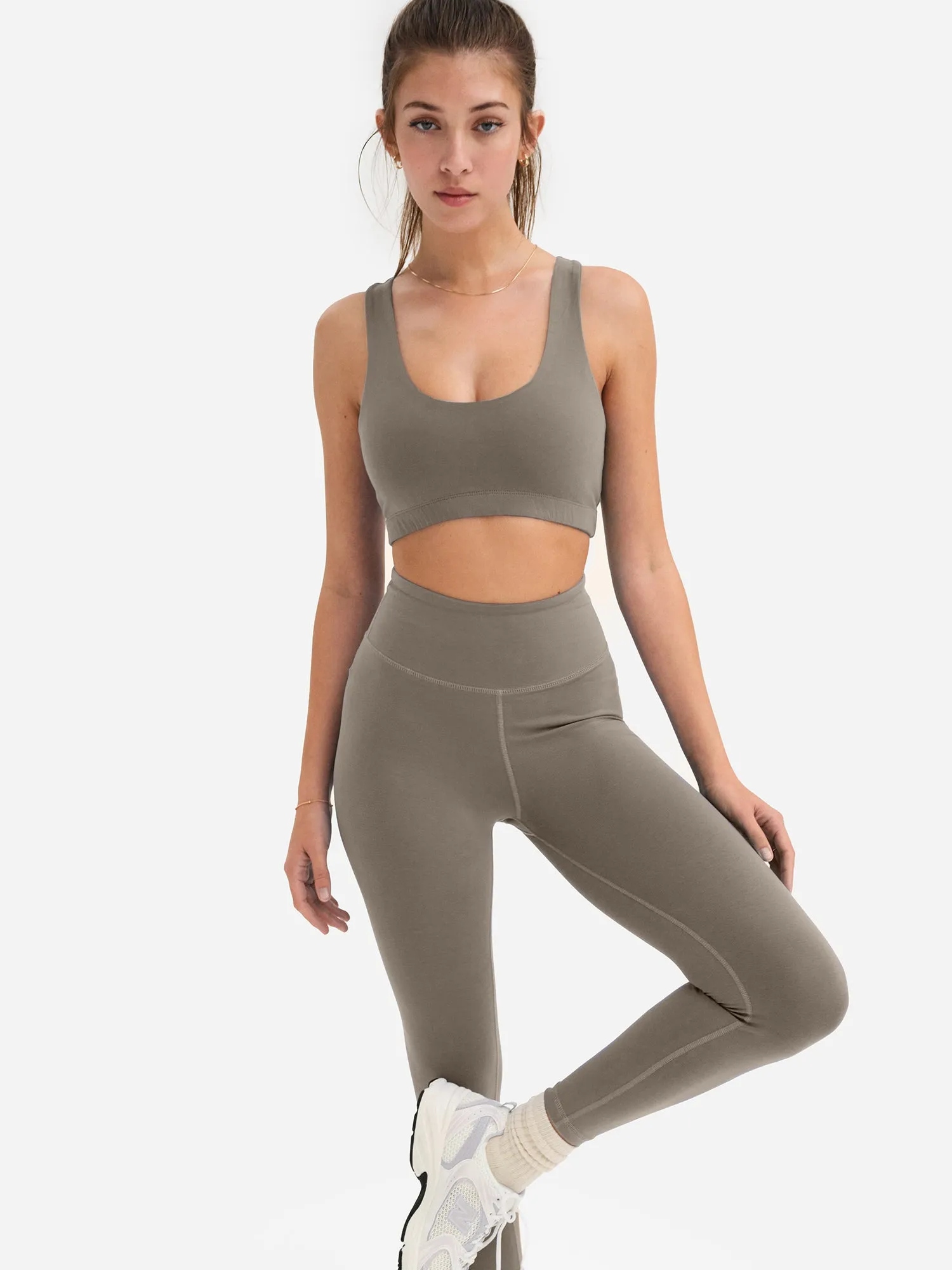 Organic Stretch Sports Bra sold by MATE the Label product image thumbnail 2