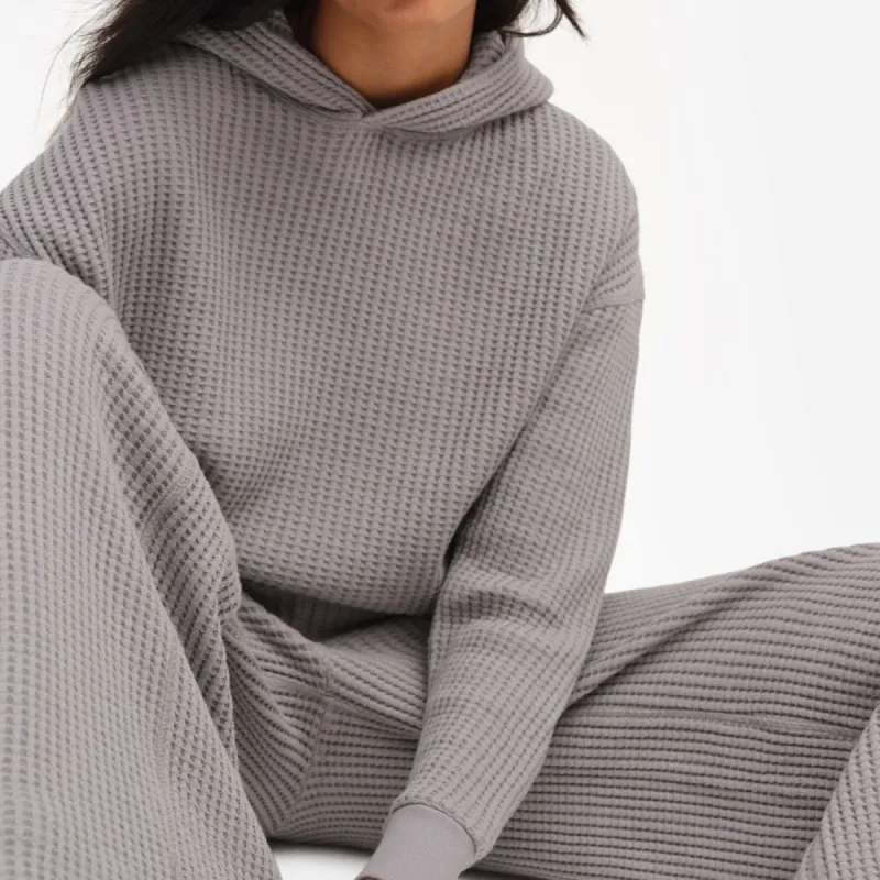 Organic Waffle Relaxed Hoodie sold by MATE the Label