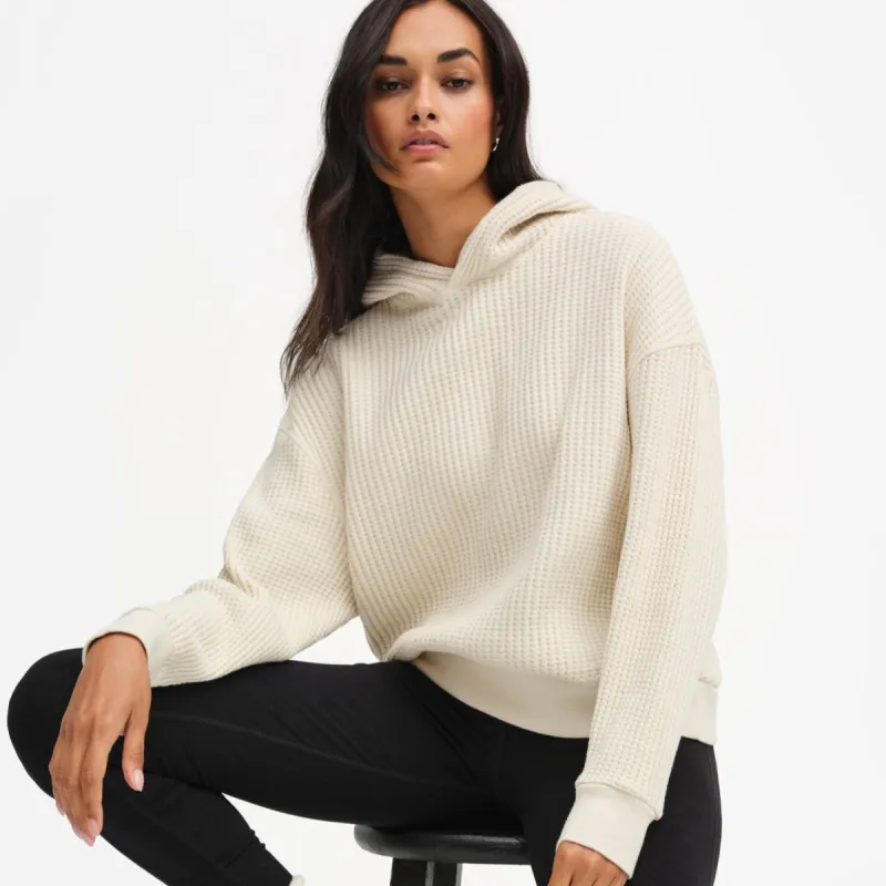 Organic Waffle Relaxed Hoodie sold by MATE the Label