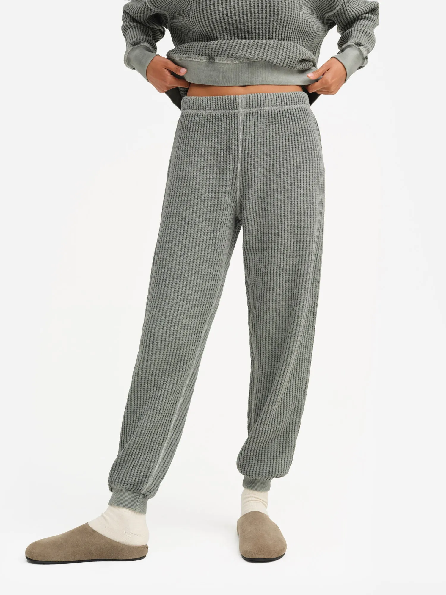 Organic Waffle Relaxed Jogger sold by MATE the Label product image thumbnail 4