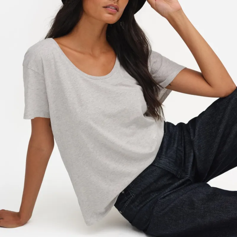 Organic Cotton Classic U-Neck Tee sold by MATE the Label