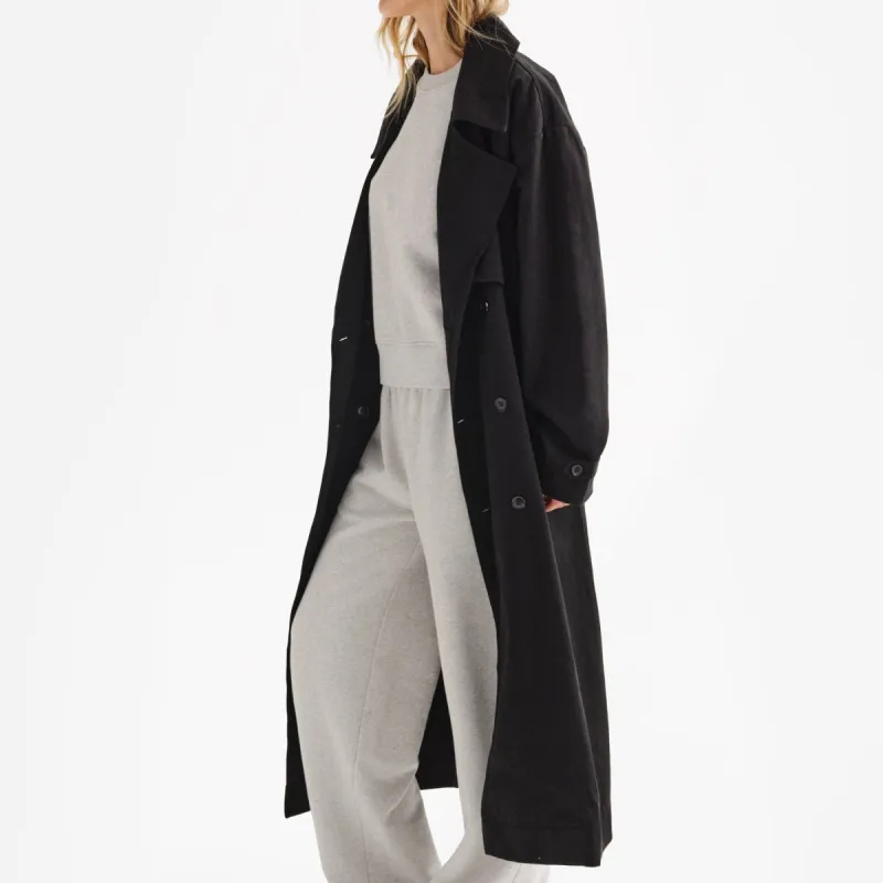 Tencel Twill Trench Coat sold by MATE the Label