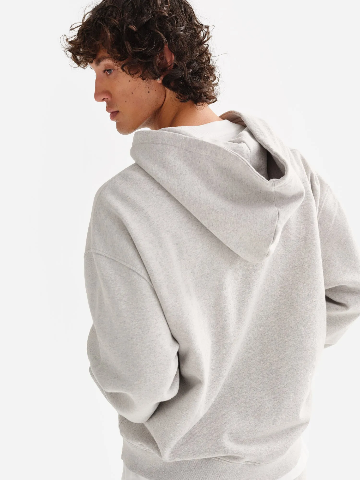 Men's Organic Fleece Zip Hoodie sold by MATE the Label product image thumbnail 5