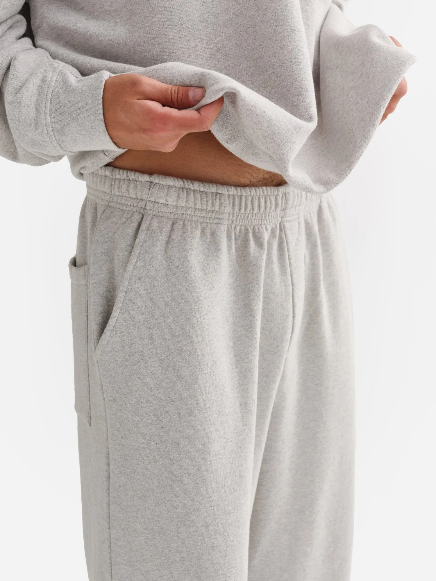 Men's Organic Fleece Straight Leg Sweatpant sold by MATE the Label product image thumbnail 3