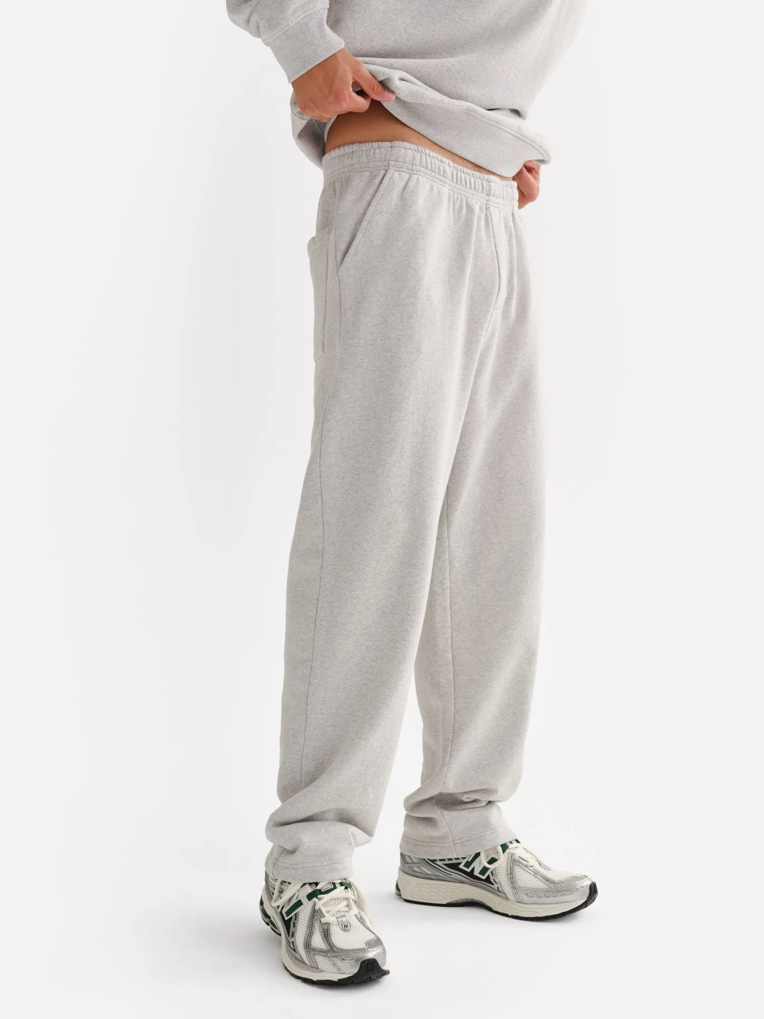 Men's Organic Fleece Straight Leg Sweatpant sold by MATE the Label product image thumbnail 4