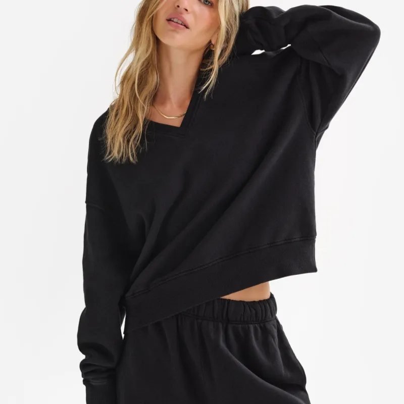 Organic Fleece V-Neck Sweatshirt sold by MATE the Label