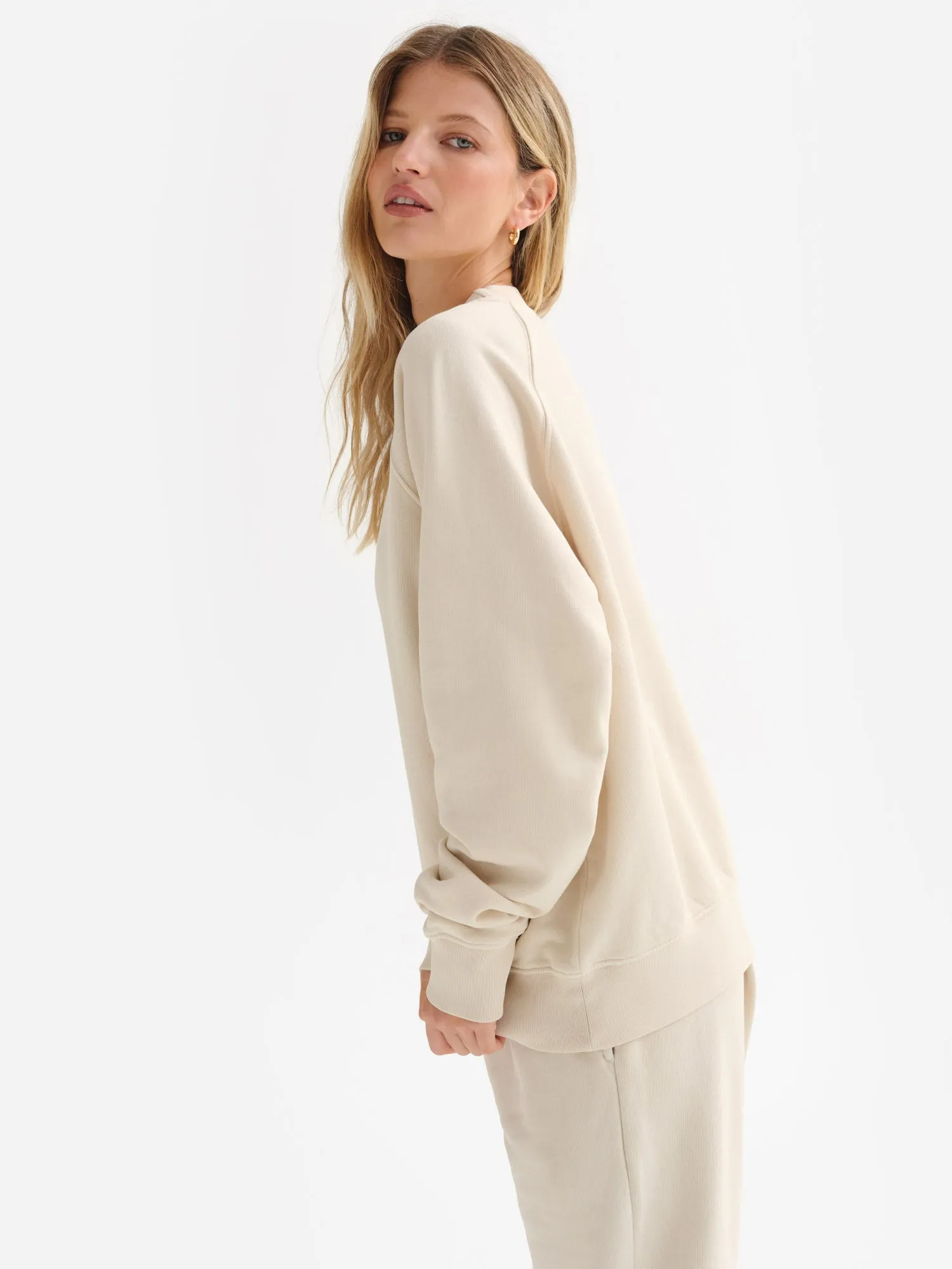 Organic Fleece Raglan Sweatshirt sold by MATE the Label product image thumbnail 4