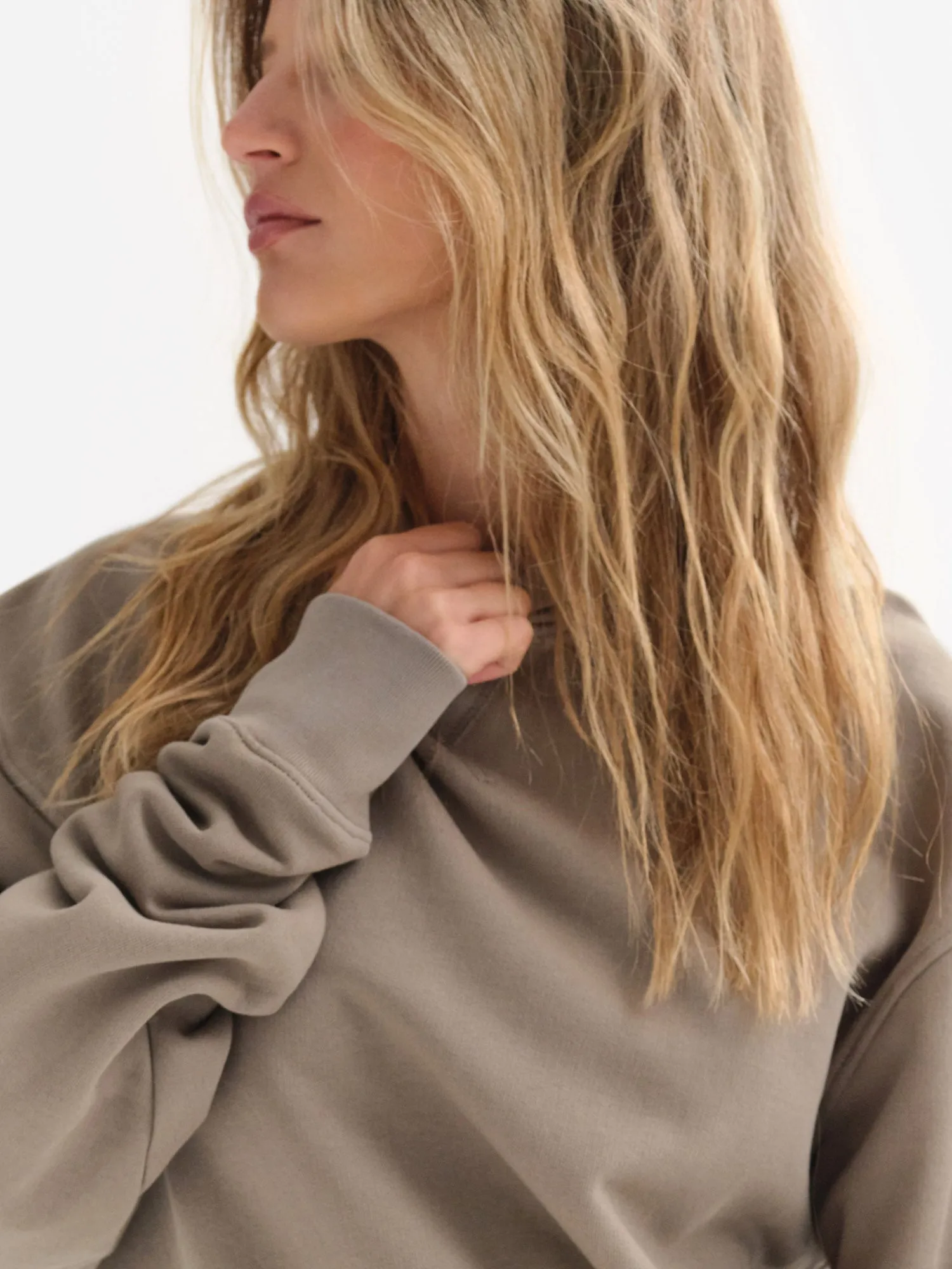 Organic Fleece Relaxed Hoodie sold by MATE the Label product image thumbnail 3