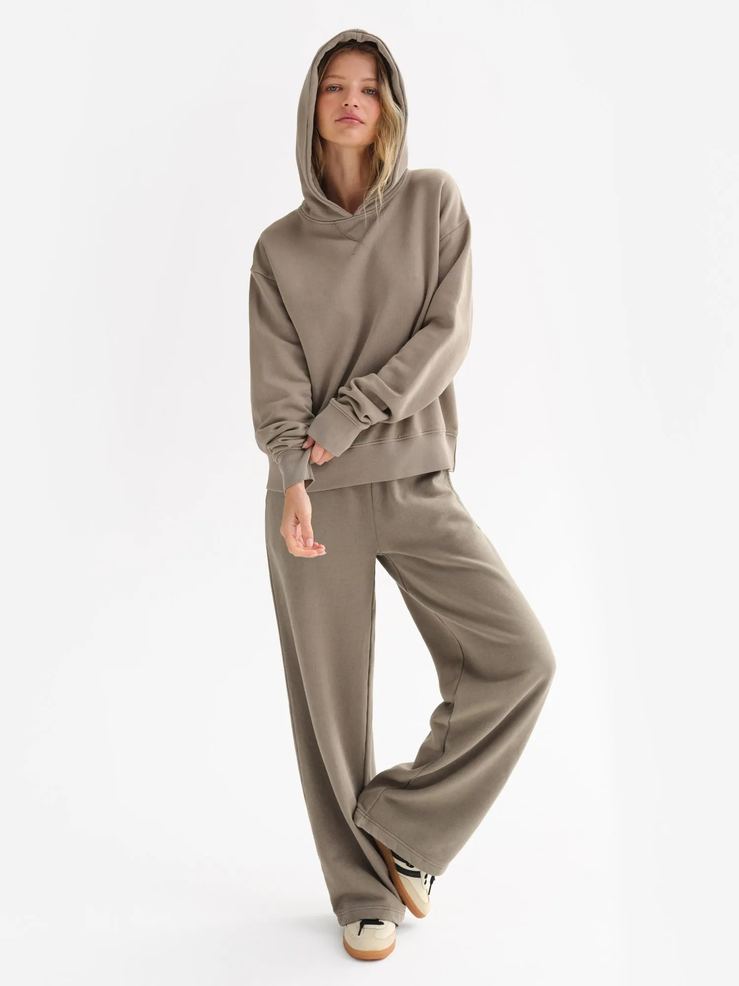 Organic Fleece Relaxed Hoodie sold by MATE the Label product image thumbnail 4