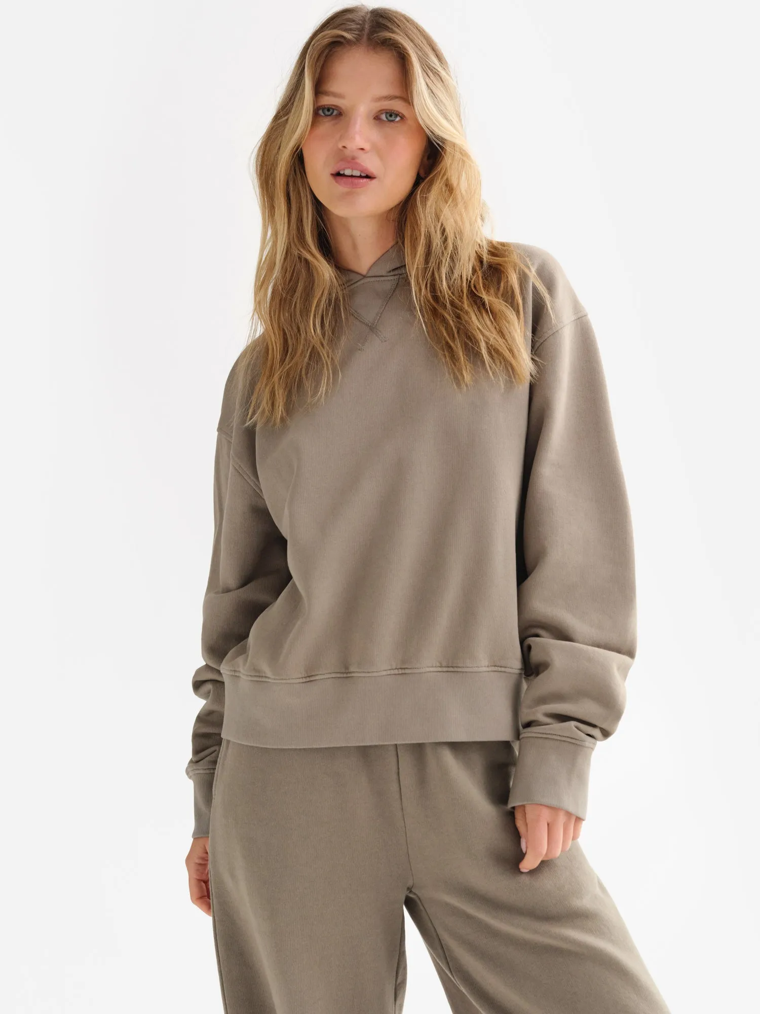 Organic Fleece Relaxed Hoodie sold by MATE the Label product image thumbnail 2