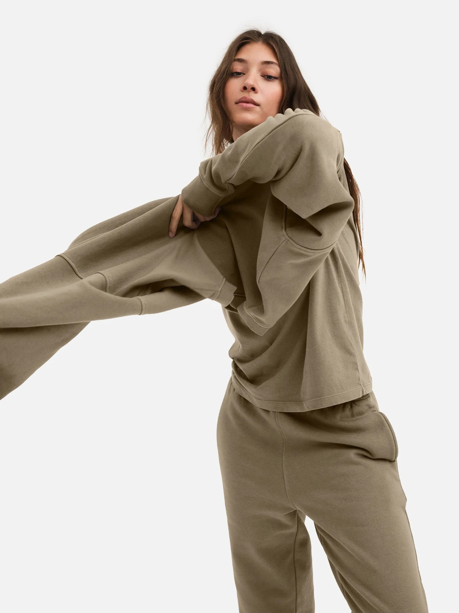 Organic Fleece Relaxed Pocket Sweatpant sold by MATE the Label product image thumbnail 5