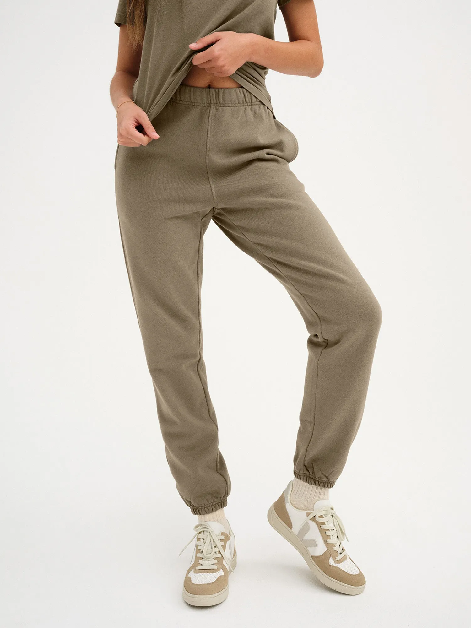 Organic Fleece Relaxed Pocket Sweatpant sold by MATE the Label product image thumbnail 3