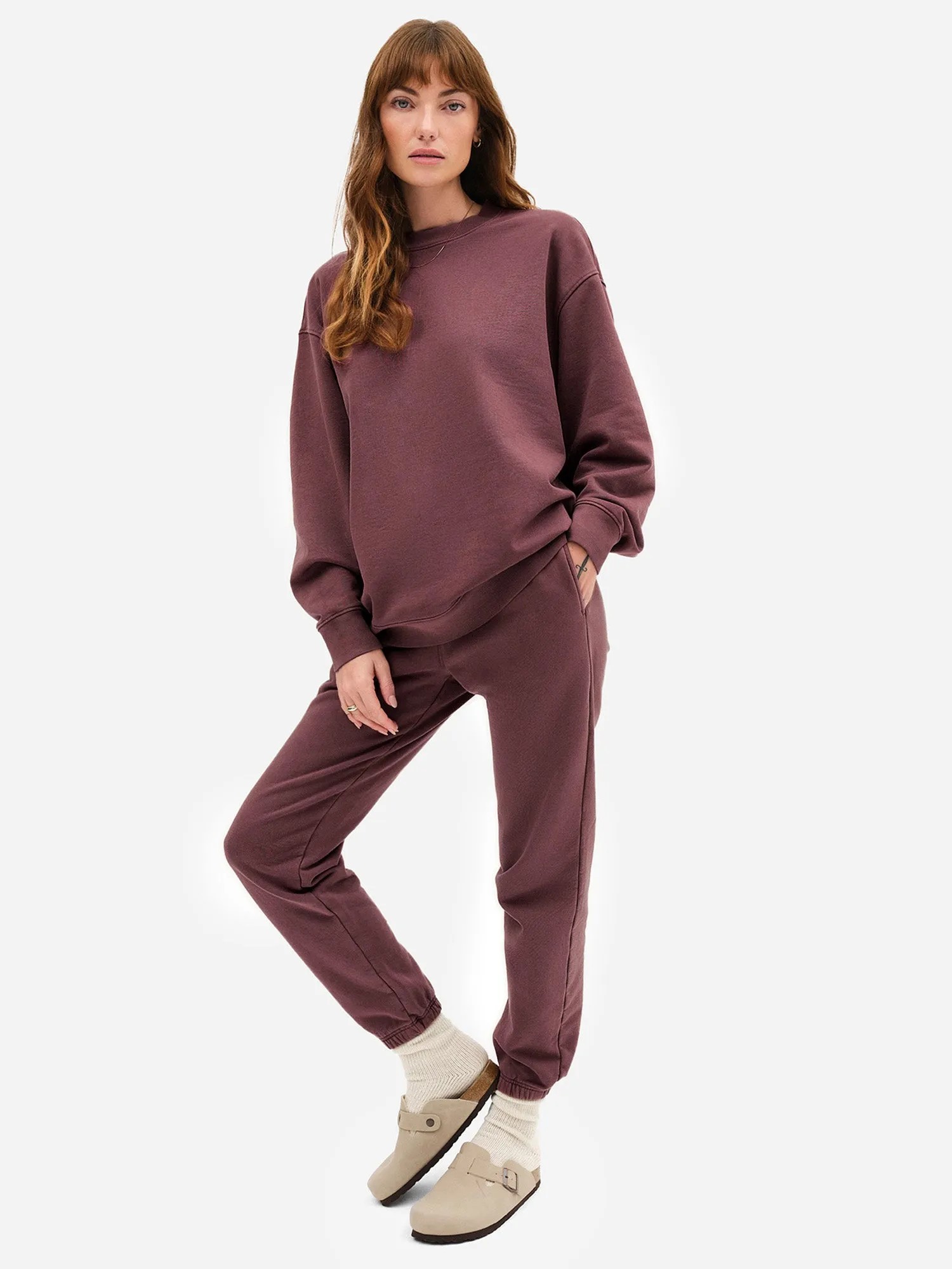 Organic Fleece Oversized Sweatshirt sold by MATE the Label product image thumbnail 3