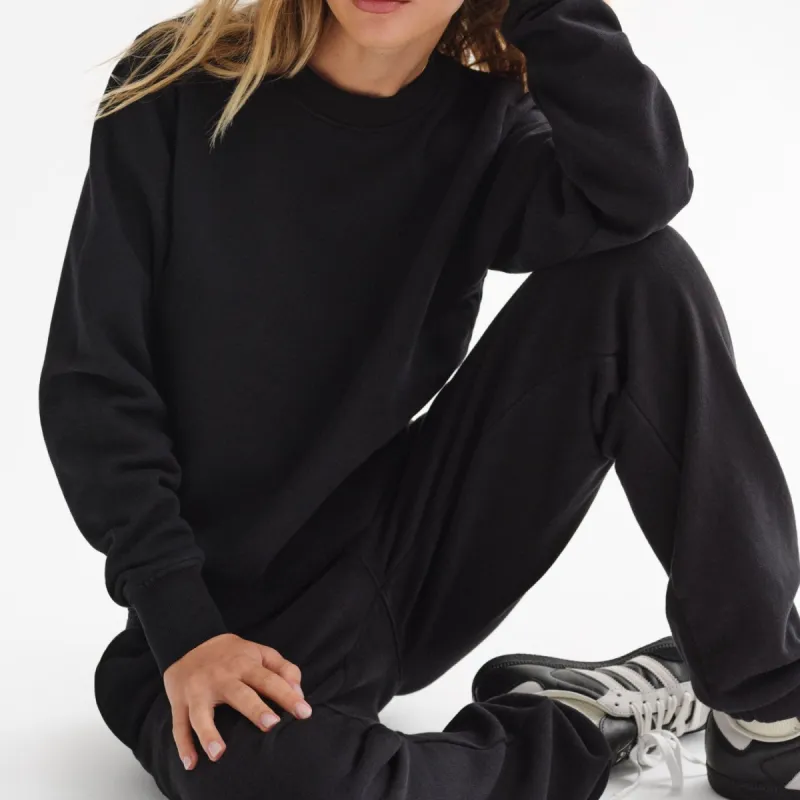 Organic Fleece Shrunken Crew Neck Sweatshirt sold by MATE the Label