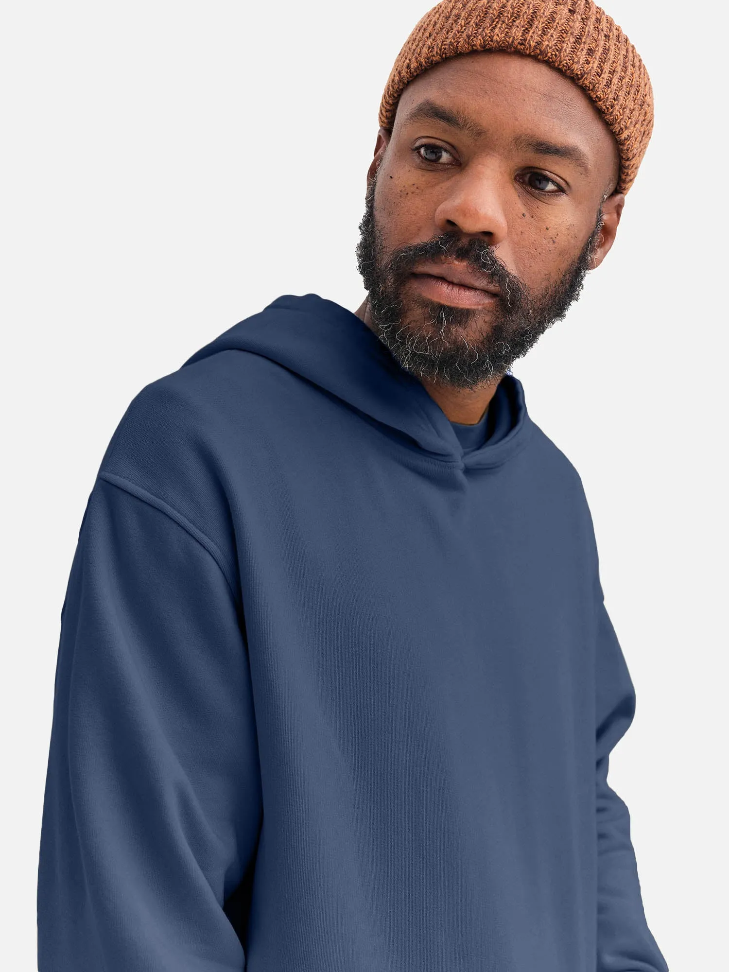 Men's Organic Fleece Hoodie sold by MATE the Label product image thumbnail 4