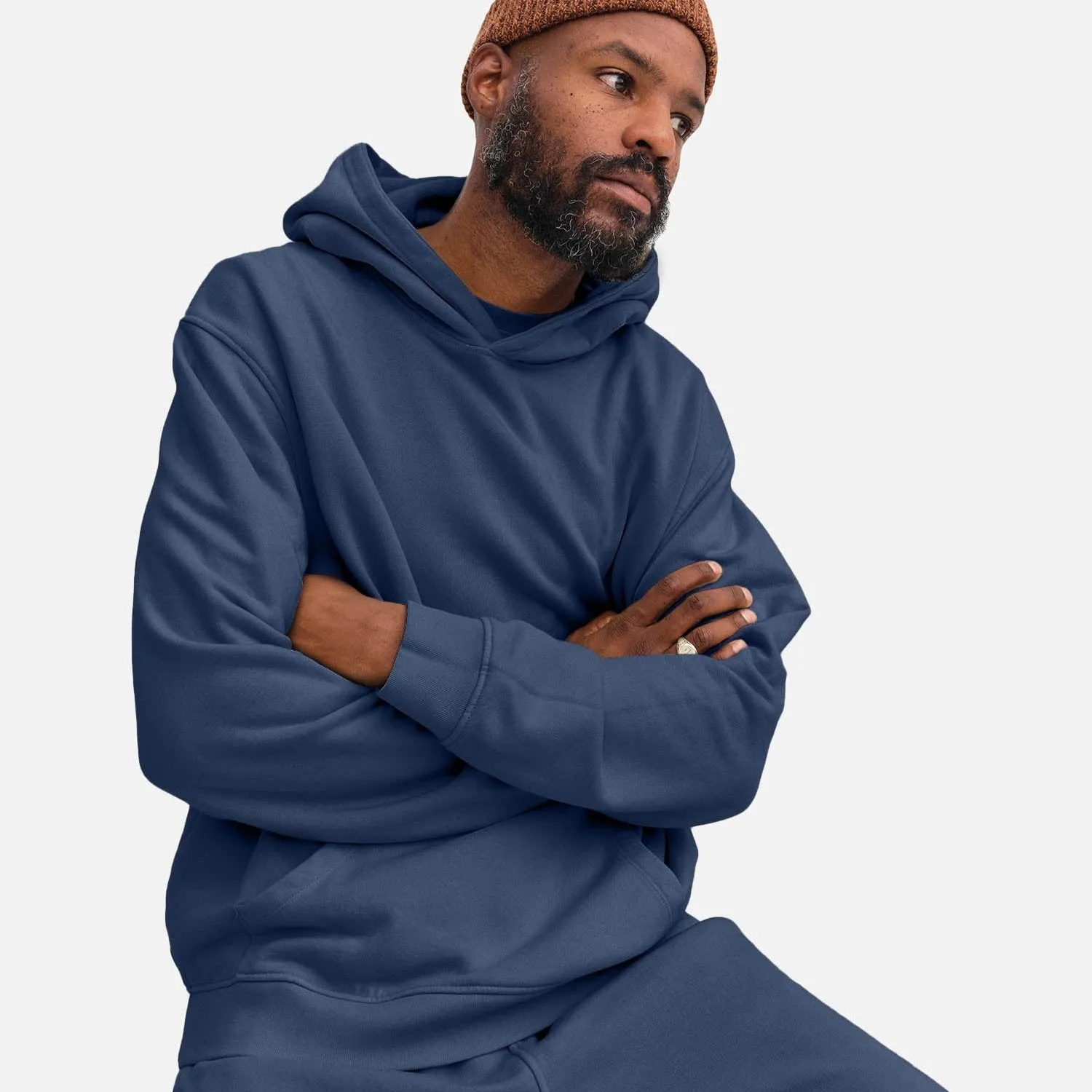 Men's Organic Fleece Hoodie sold by MATE the Label