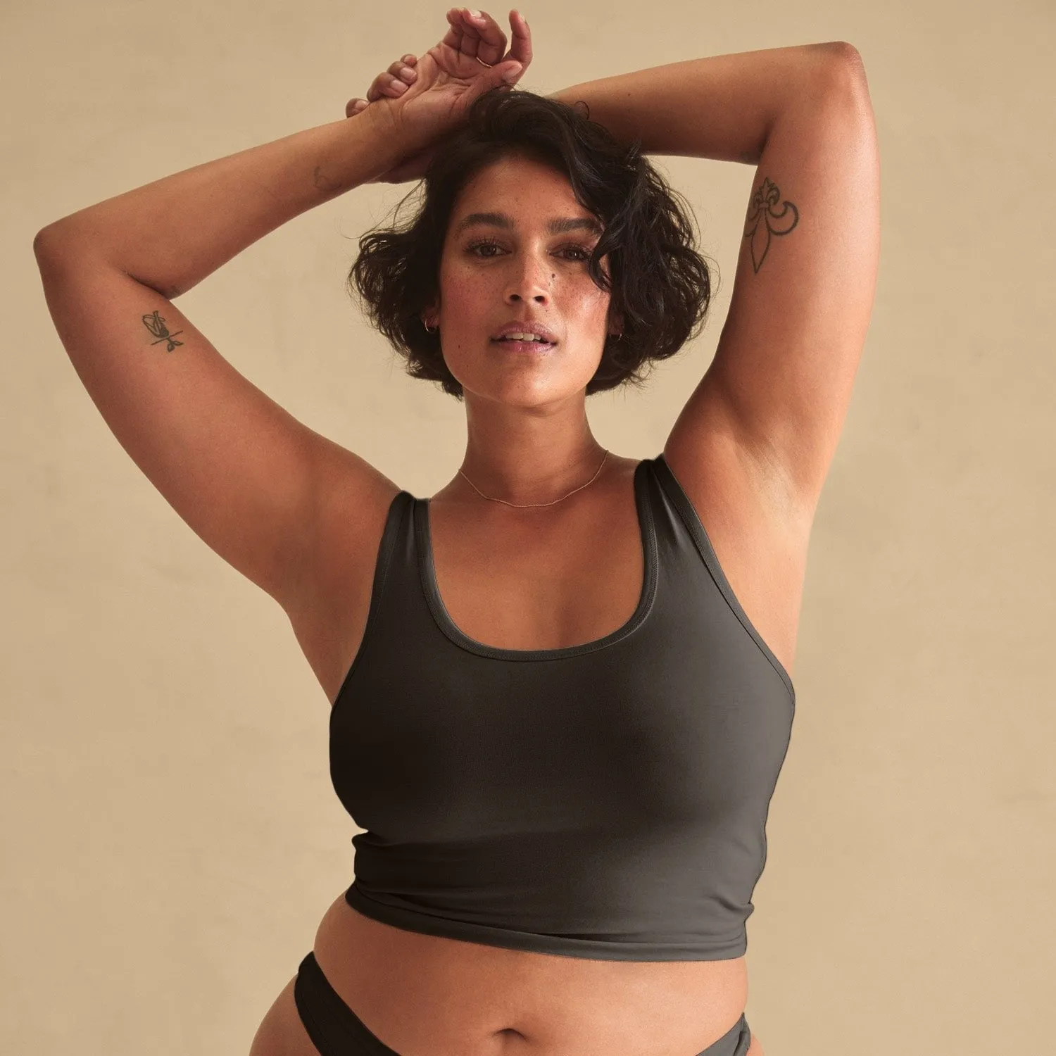 Organic Comfort Crop Tank sold by MATE the Label