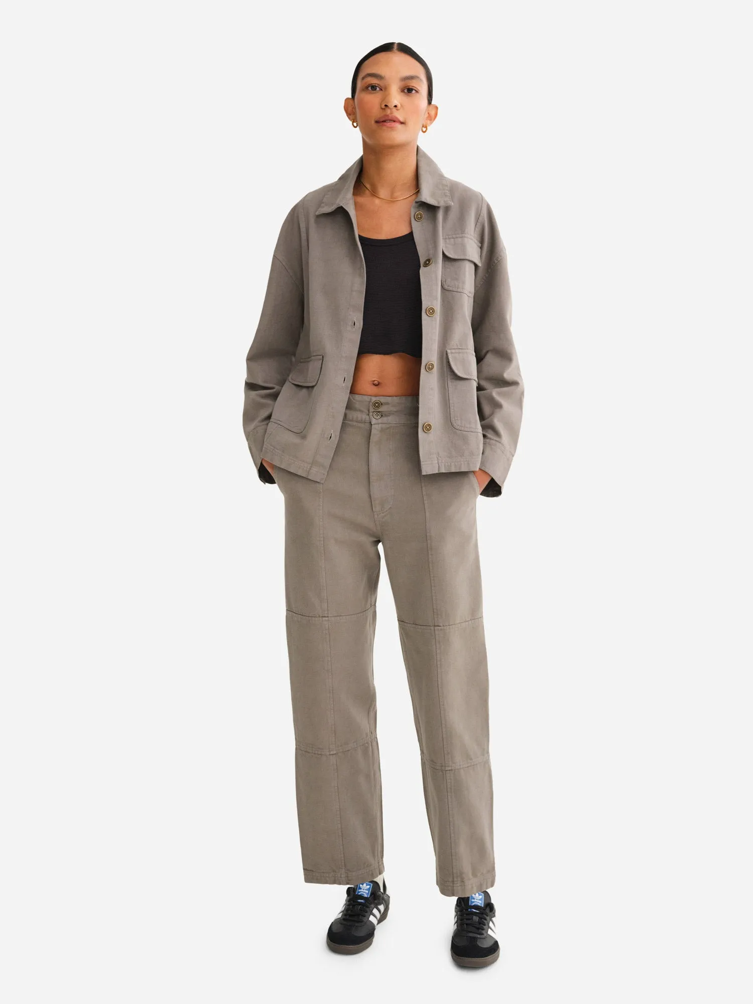 Organic Cotton Canvas Chore Jacket sold by MATE the Label product image thumbnail 5