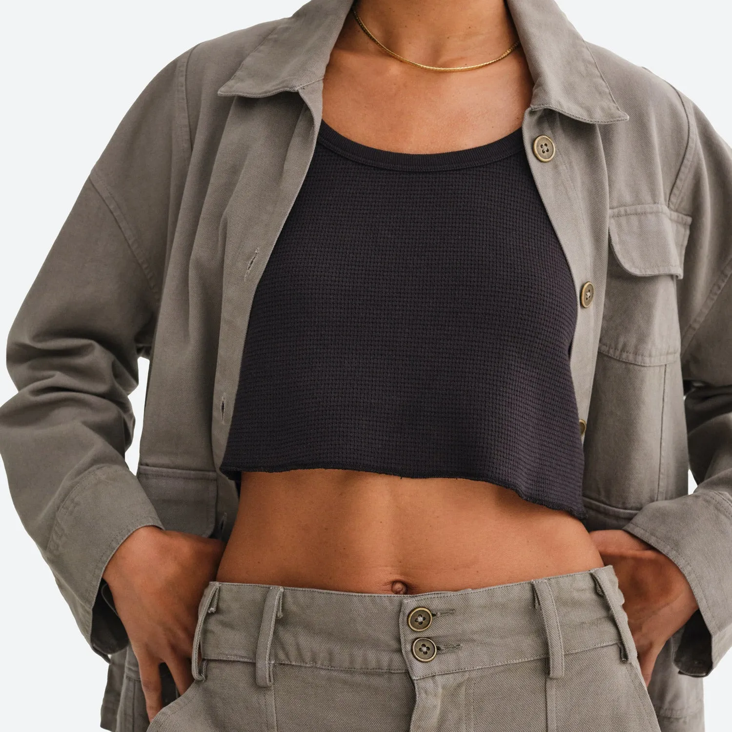 Organic Cotton Canvas Chore Jacket sold by MATE the Label