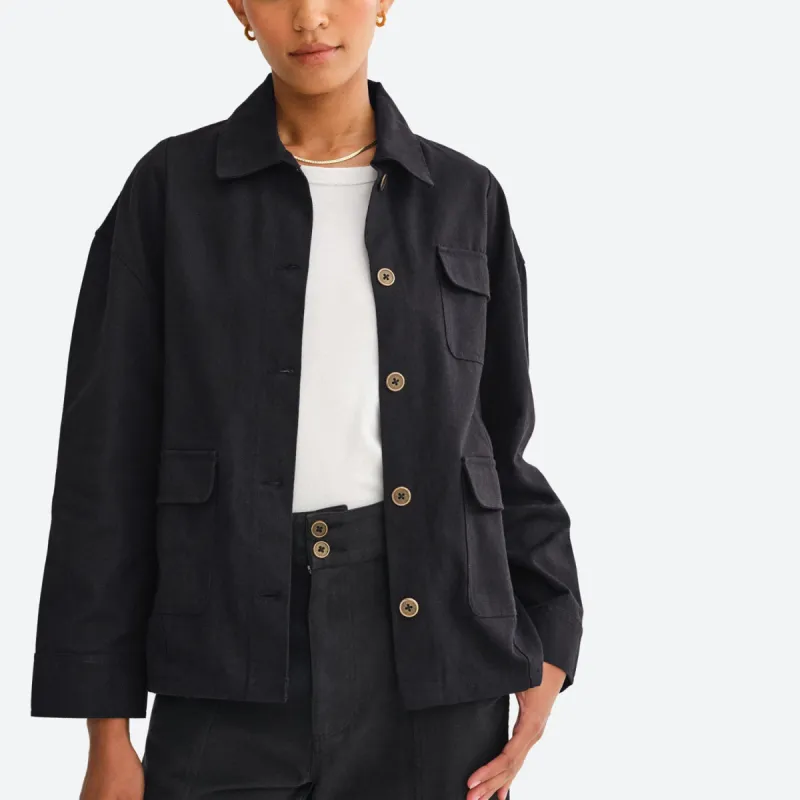 Organic Cotton Canvas Chore Jacket sold by MATE the Label