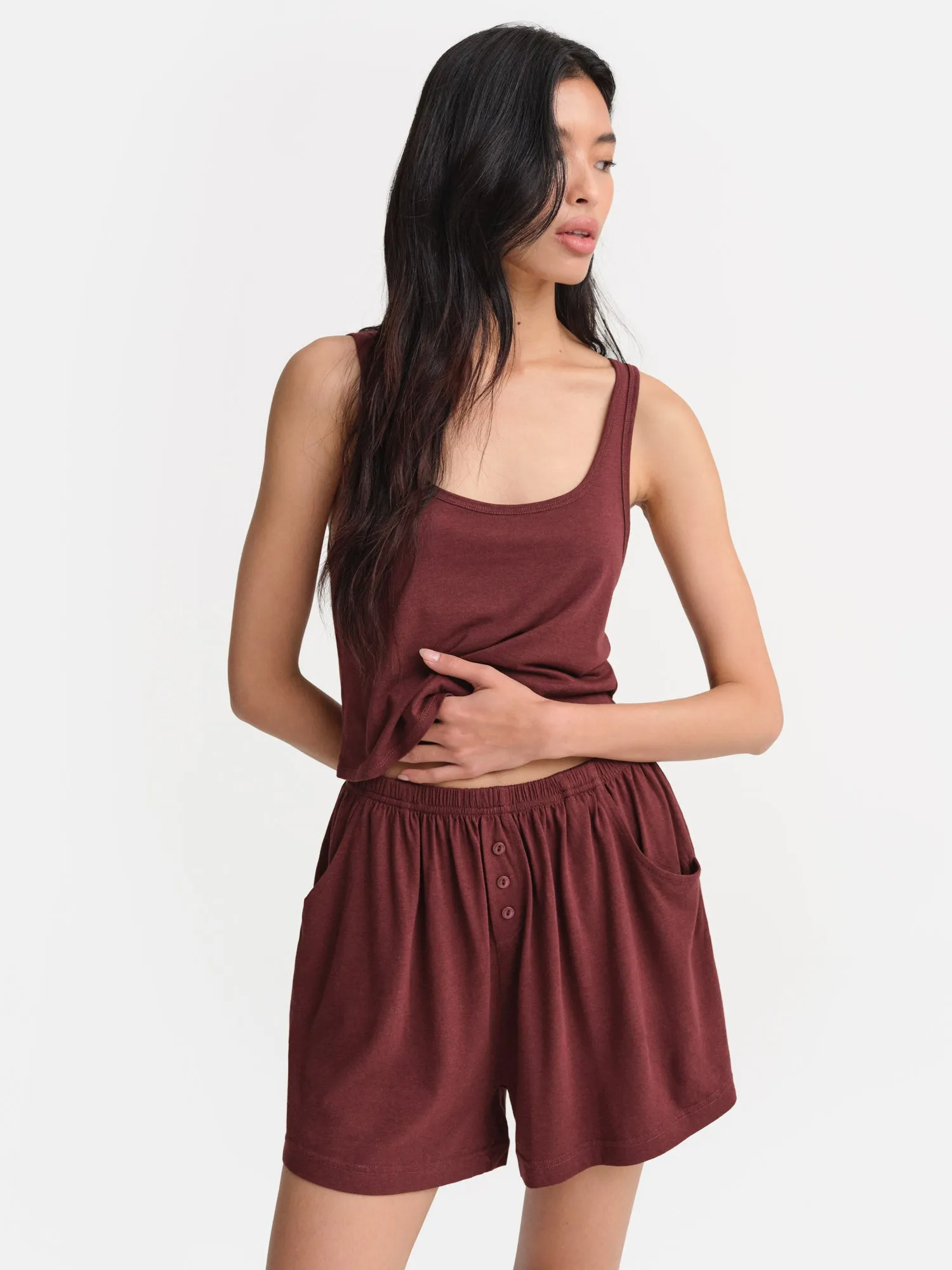 Tencel Sleep Boxer Short sold by MATE the Label product image thumbnail 2