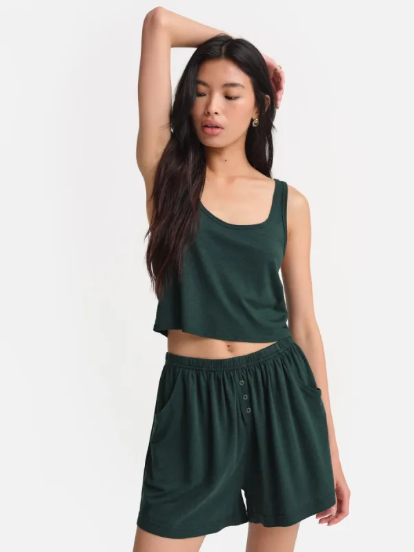 Tencel Sleep Scoop Tank sold by MATE the Label