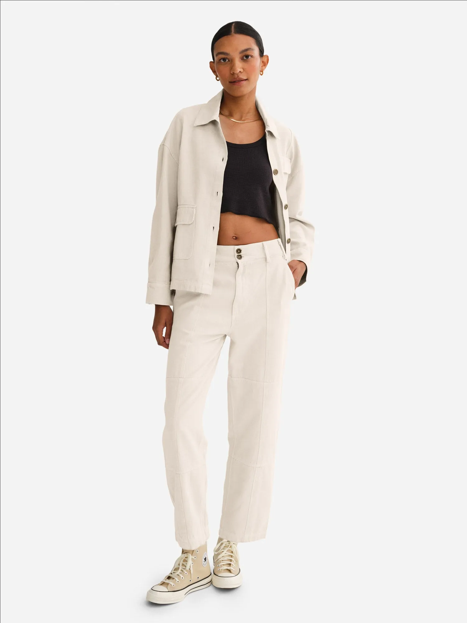 Organic Cotton Canvas Chore Jacket sold by MATE the Label product image thumbnail 5