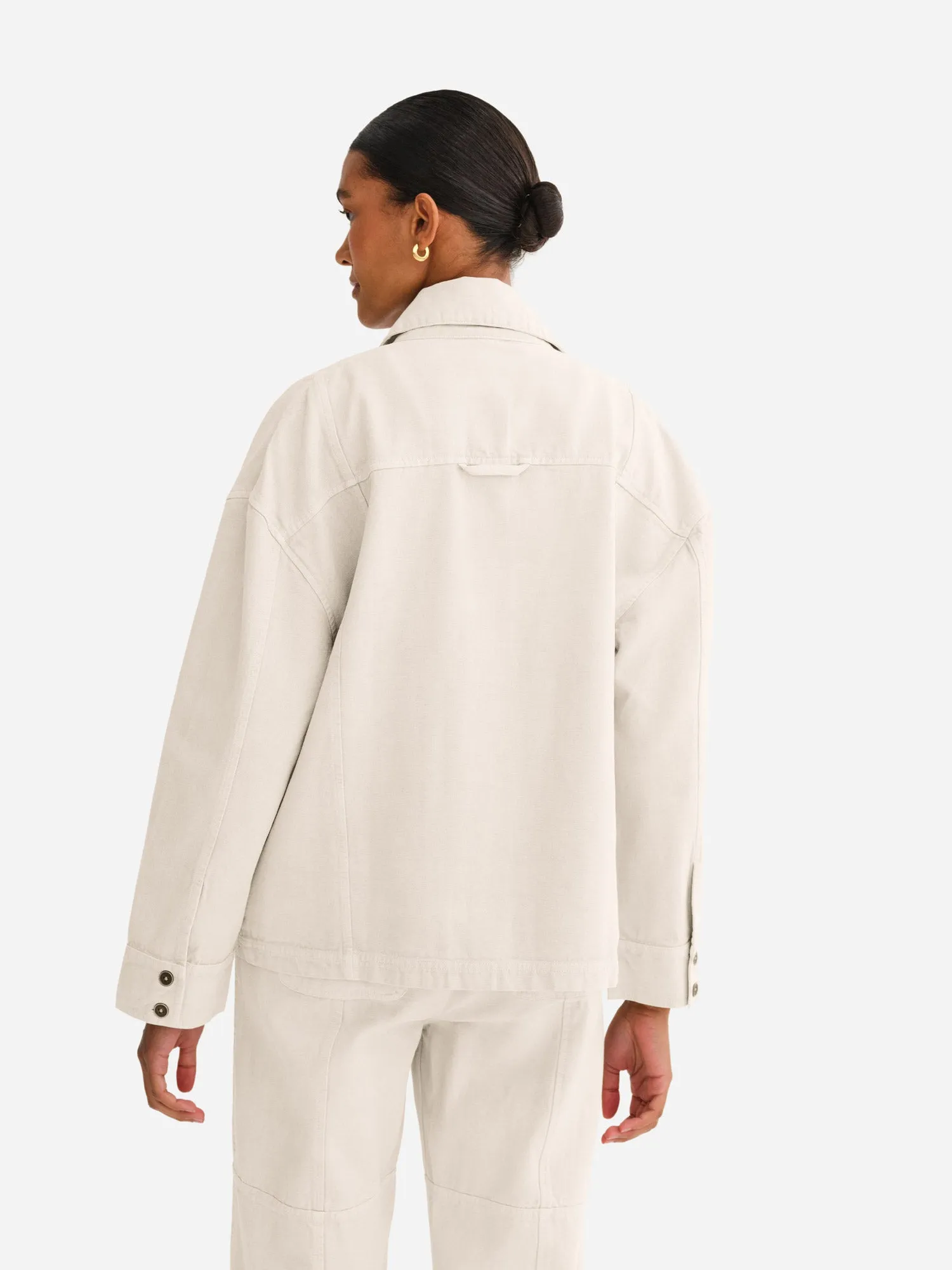 Organic Cotton Canvas Chore Jacket sold by MATE the Label product image thumbnail 4