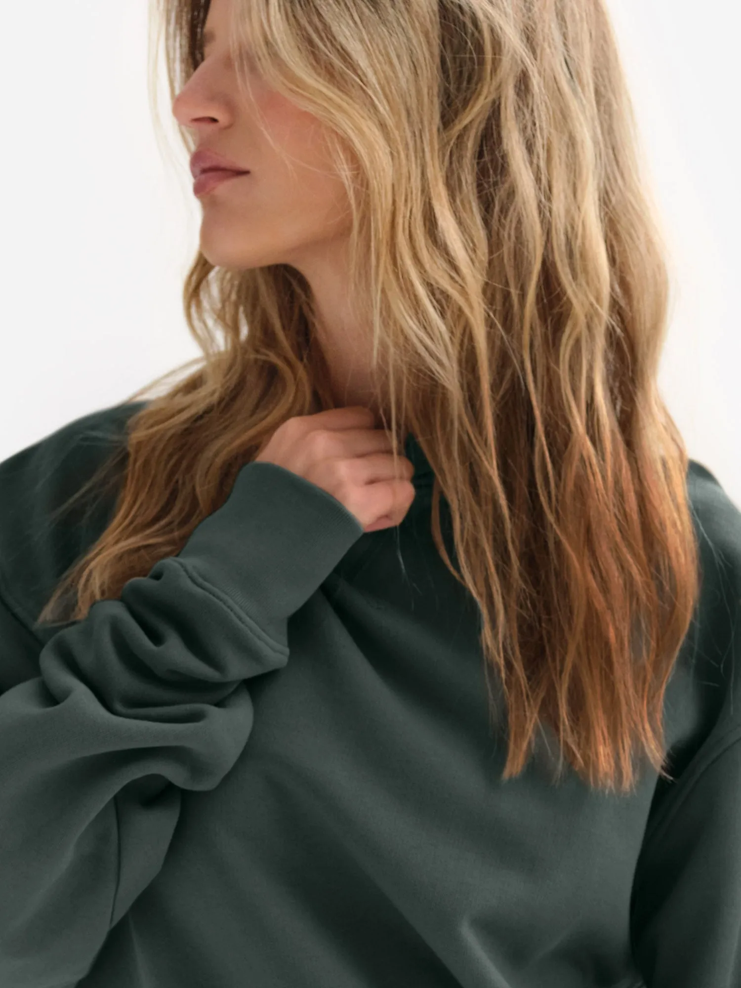 Organic Fleece Relaxed Hoodie sold by MATE the Label product image thumbnail 4